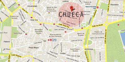 马德里的马德里的地图