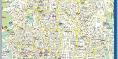 街道地的马德里市中心