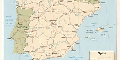 马德里的地图